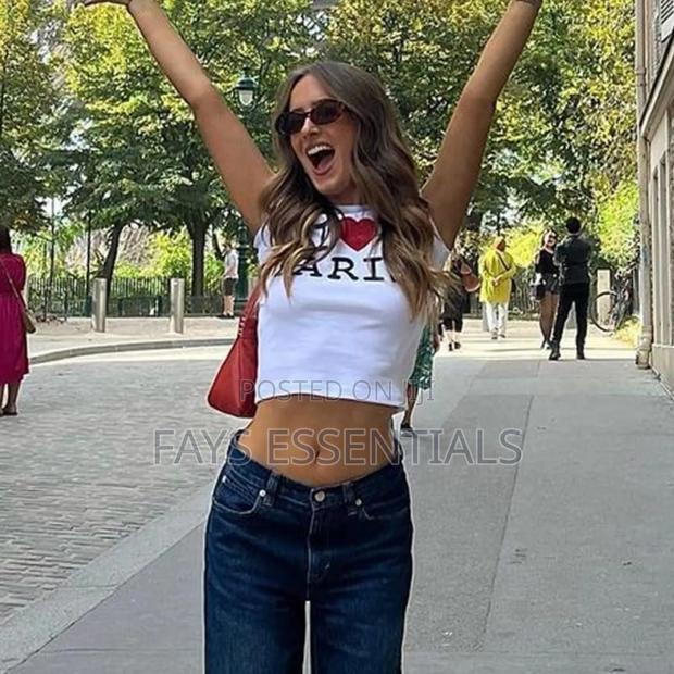 I Love Paris Crop Top - thumbnail 3