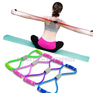 Resistance Bands With Yoga Fitness Accessories