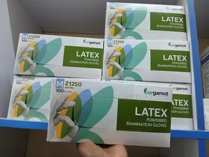 Latex Examination Gloves.