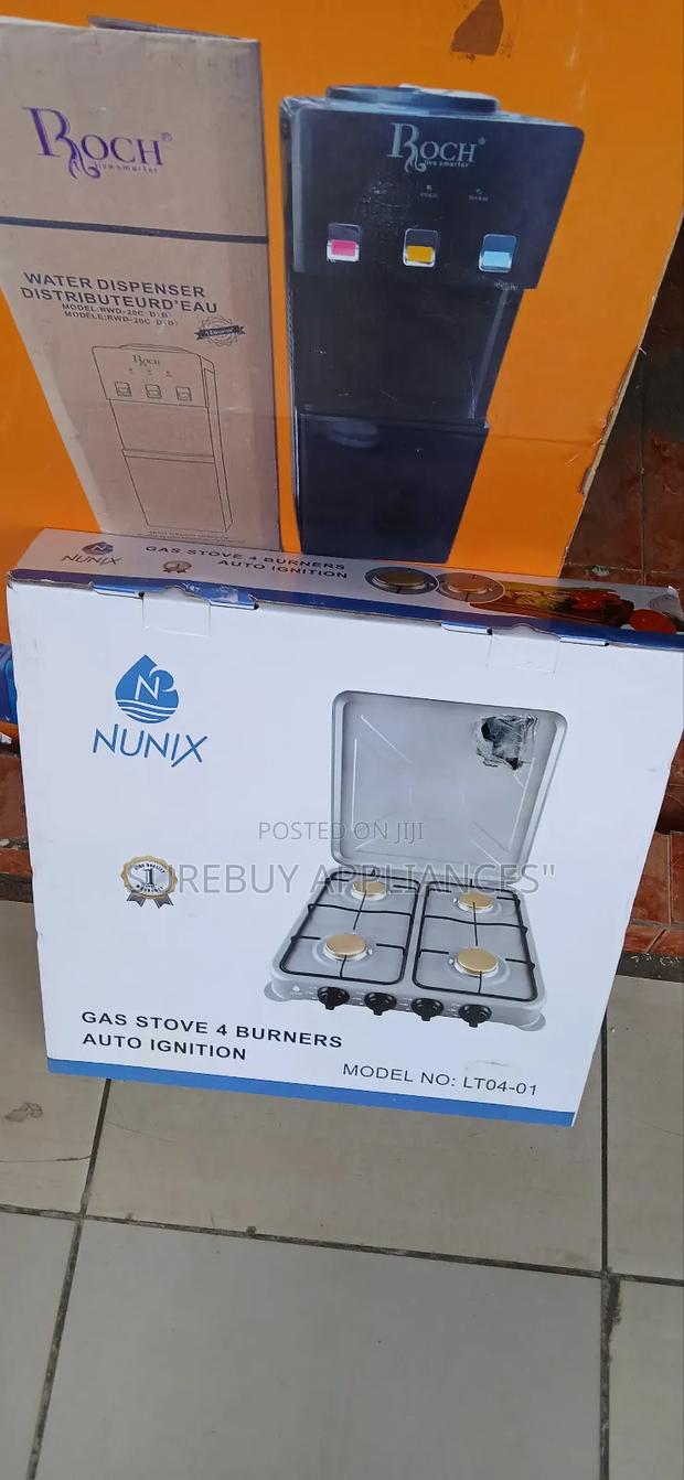 Nunix 4 Burner Table Top Gas Cooker – Energy Efficient - main view