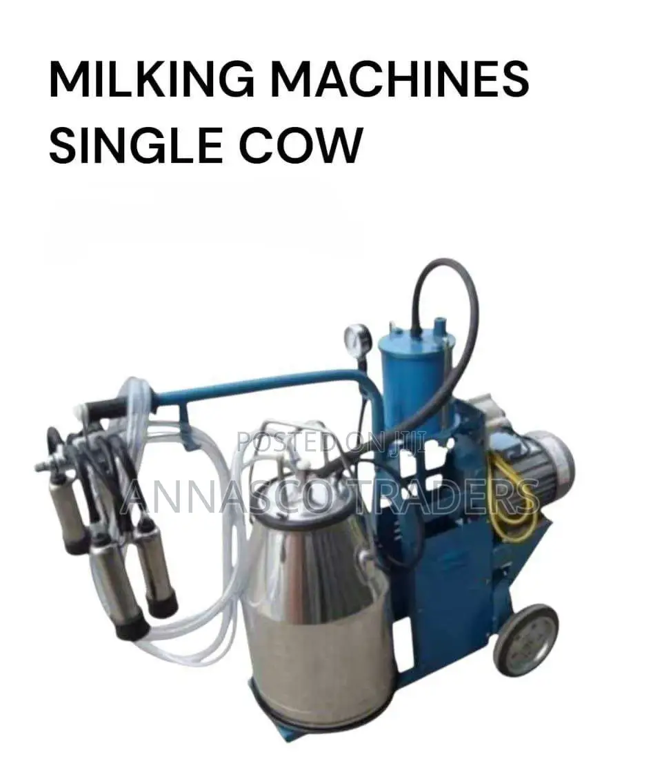 Piston-type Milking Machine Designed For Single-cow