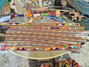 Masaai Leather Beaded Belts - thumbnail 2