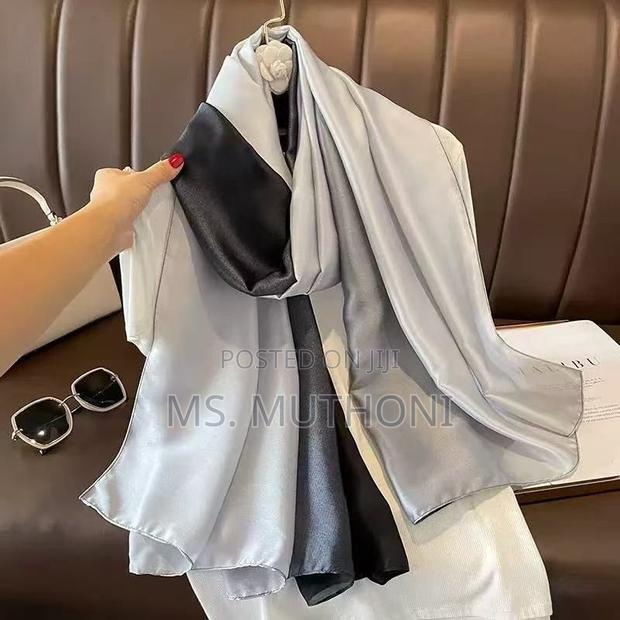 Luxurious, Gradient Silk Scarf or Shawl - thumbnail 3