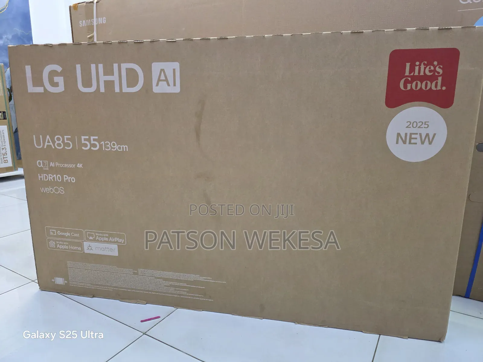 Lg 55 Inch Uhd Ai Ua80 Smart Tv Hdr10 Webos25 2025(55ua80)