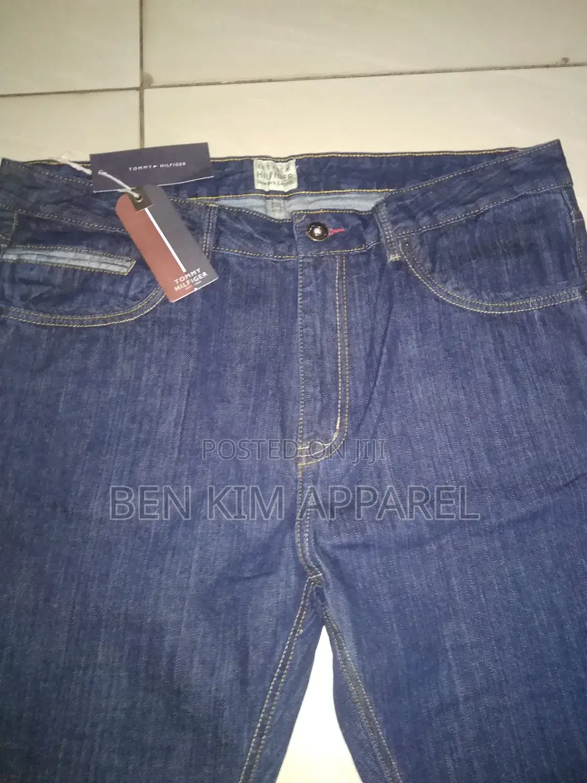 Tommy Hilfiger Mens Jeans Blue Size 40 Straight Fit