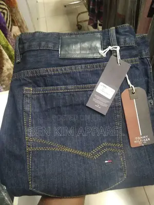 Tommy Hilfiger Mens Jeans Blue Size 40 Straight Fit