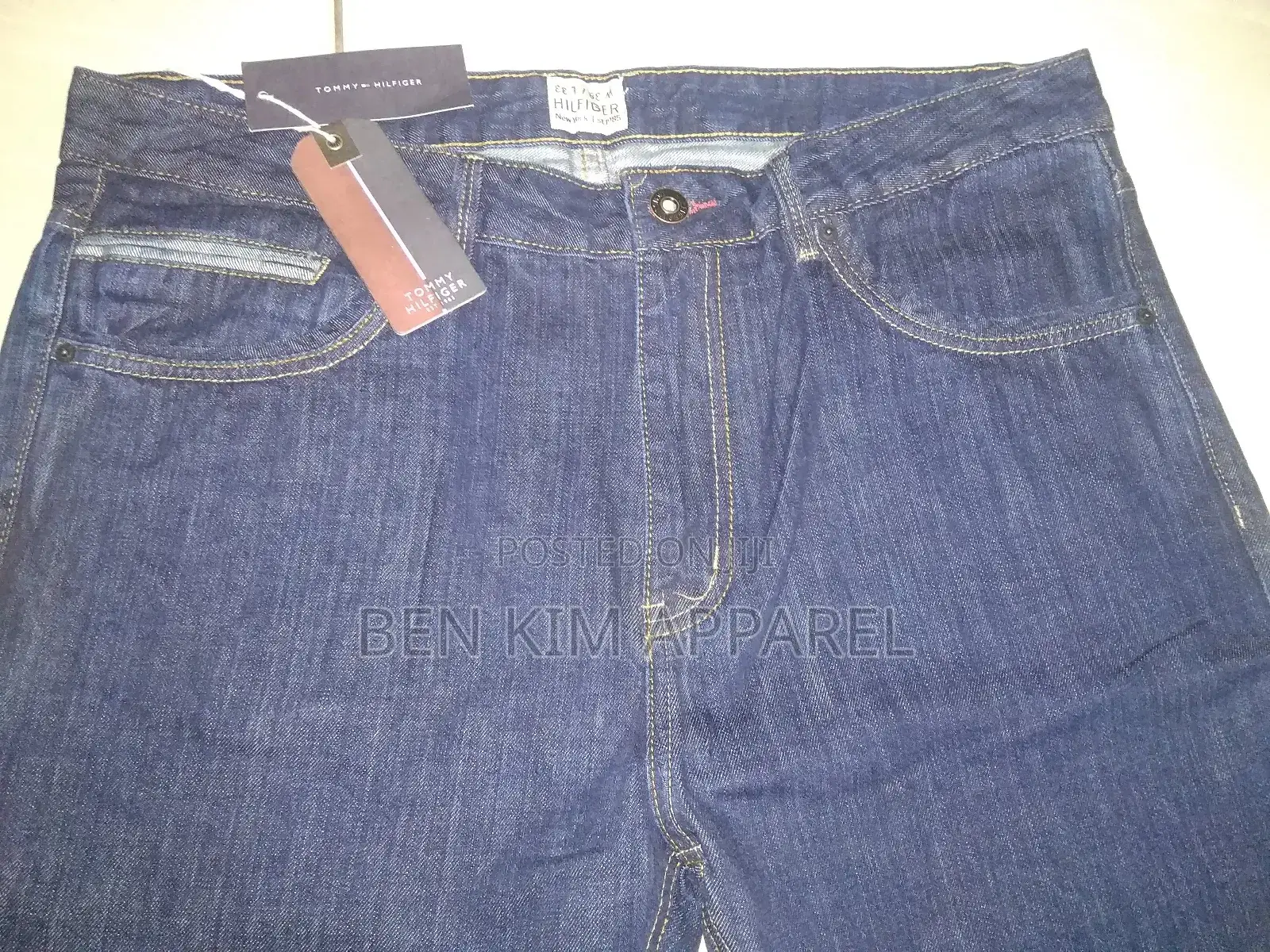 Tommy Hilfiger Mens Jeans Blue Size 40 Straight Fit