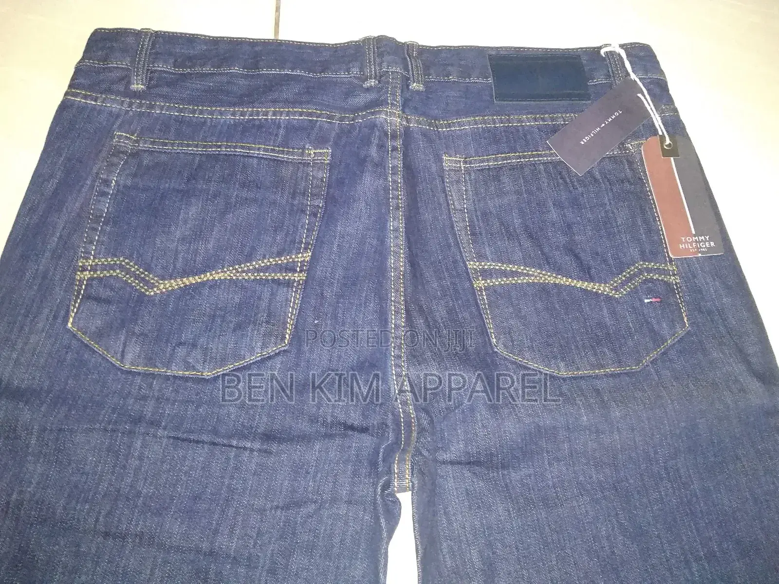 Tommy Hilfiger Mens Jeans Blue Size 40 Straight Fit