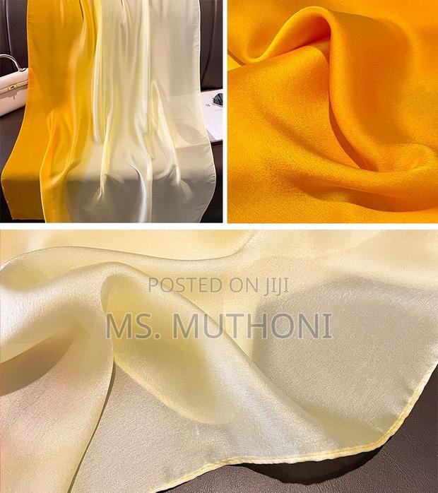 Ombre Silk Satin Scarf/Shawl / Hijab - thumbnail 5