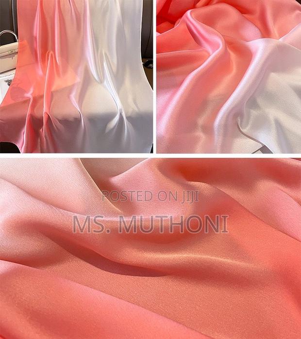 Ombre Silk Satin Scarf/Shawl / Hijab - thumbnail 6