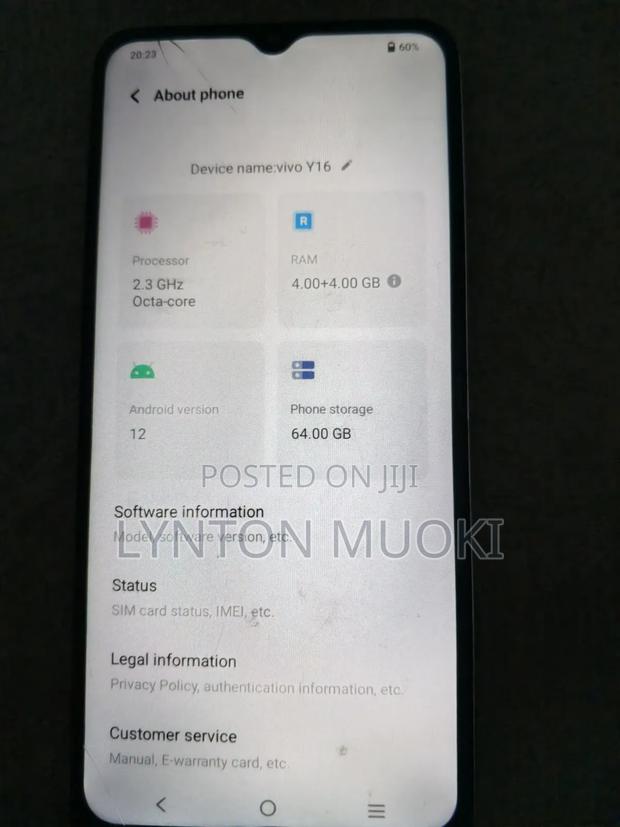 Vivo Y16 64 GB Gold - thumbnail 2