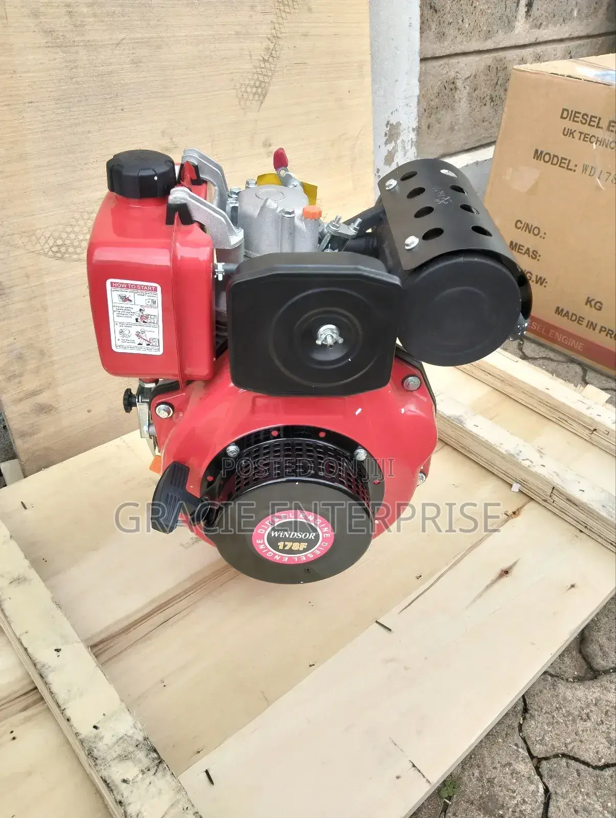 4-Stroke, Air-Cooled Diesel Engine
