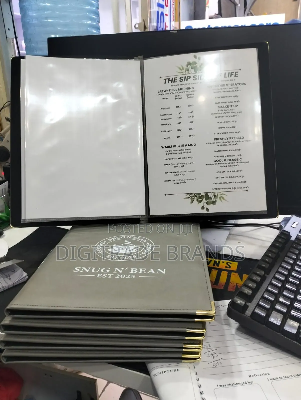 Executive Menus And Bill Holder
