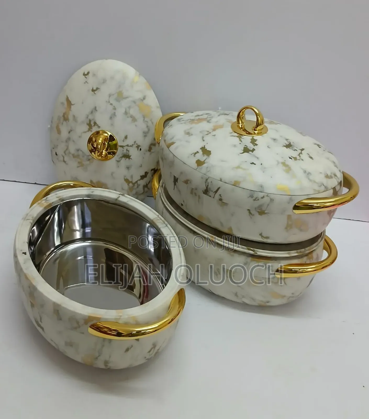 Nordic Insulated Hotpots Marble Effect