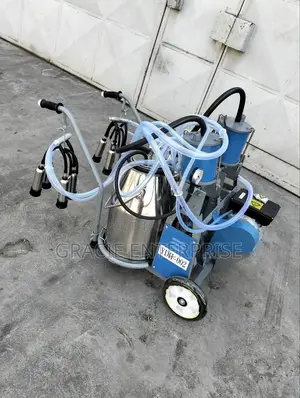 Stainless Steel Double Bucket Milking Machine