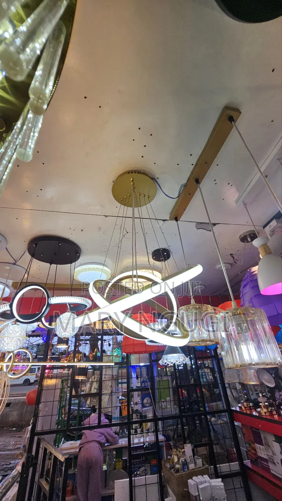 Led Spiral Pendant