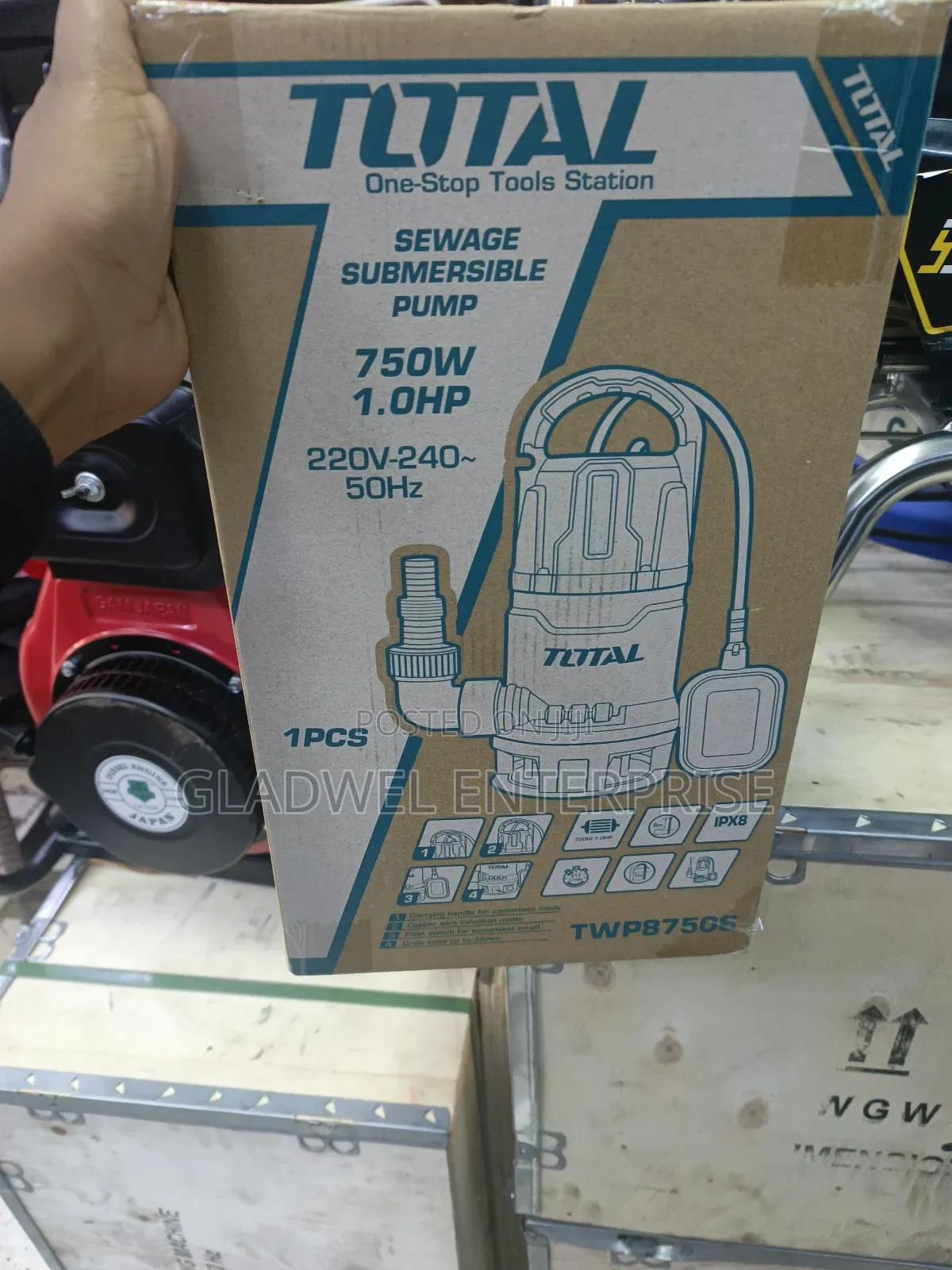 Total 1hp Sewage Pump (Drainage Pump)