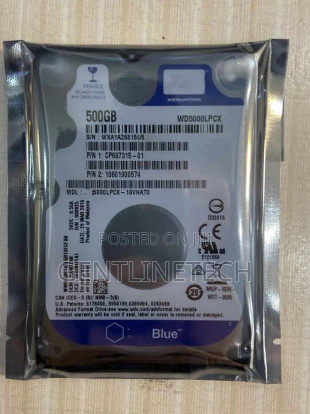 500gb Wd Internal Laptop Harddisk Drive - main view