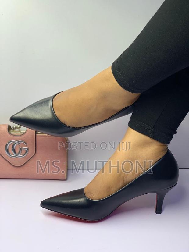 Ladies Low Heel Official Pumps - thumbnail 4