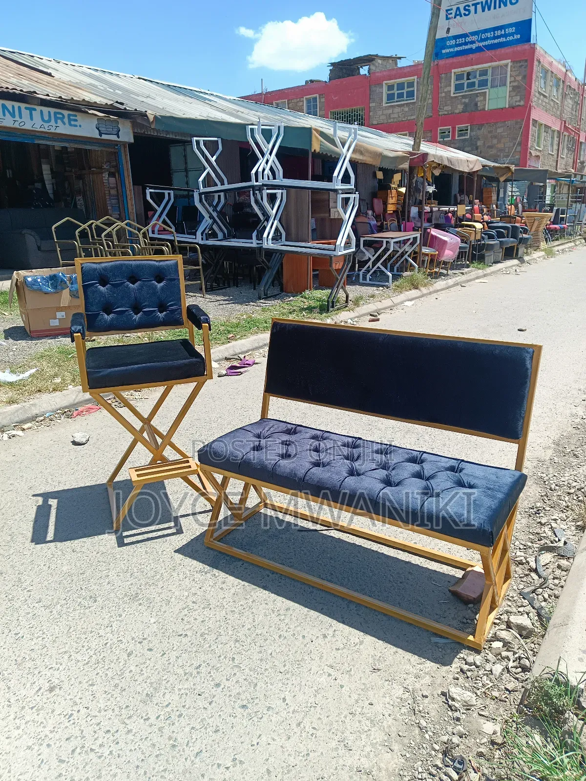 Makeup Chair and a Waiting Chair