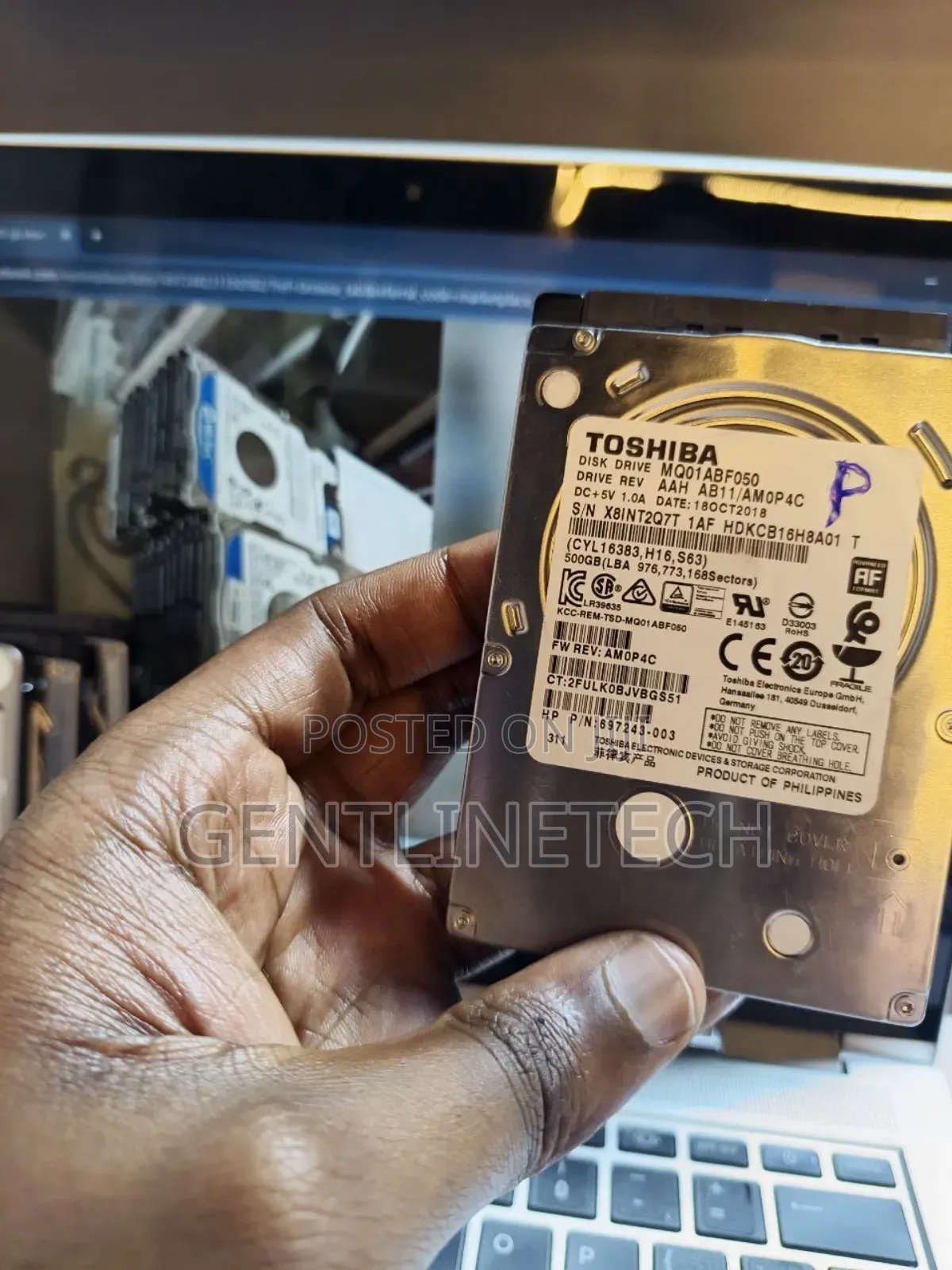1tb Toshiba Internal Laptop Harddisk