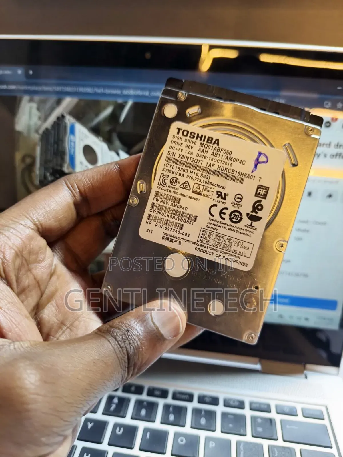 1tb Toshiba Internal Laptop Harddisk