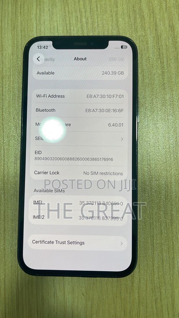 Apple iPhone 12 Pro 128 GB Blue - thumbnail 3