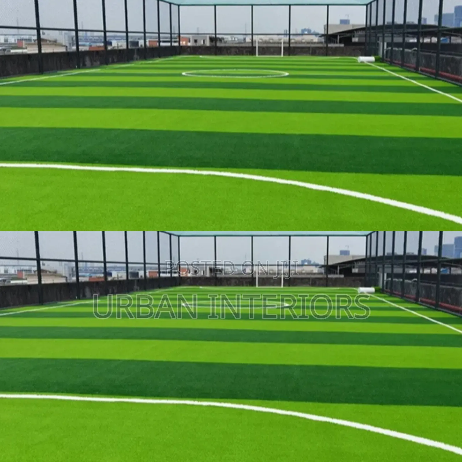 Green and White Football Grass Carpet Football Grass Carpet