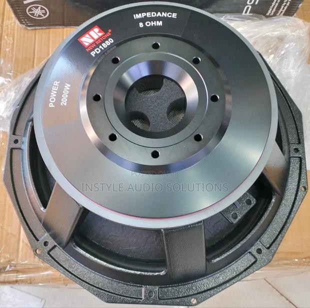 18" New Redone Pd 1880 Bass Speaker 2000 Watts Power Naked Speaker
