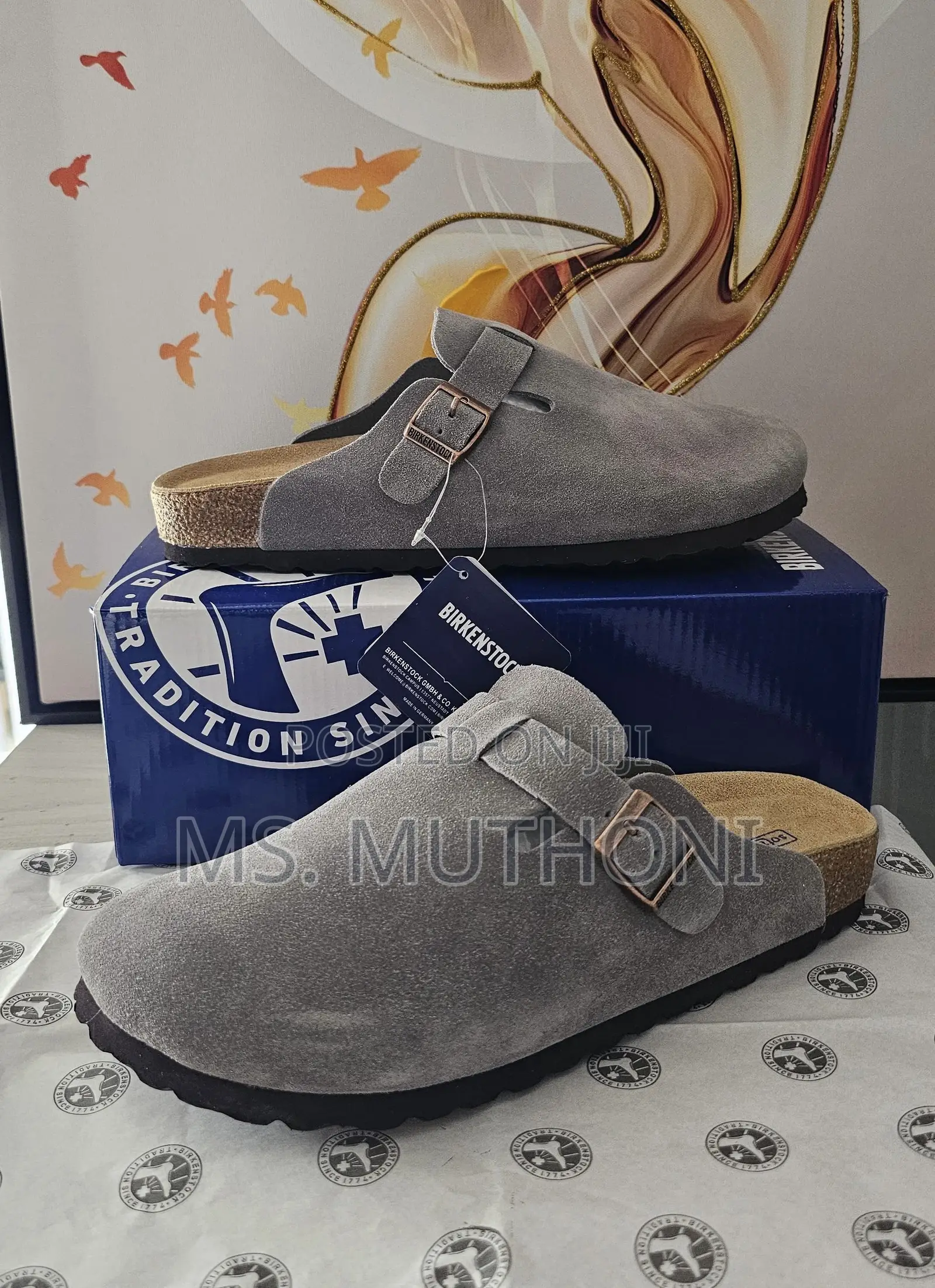 Birkenstock Boston Soft Suede Clogs Size 39-46