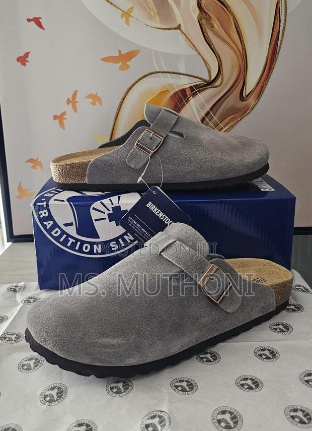 Birkenstock Boston Soft Suede Clogs Size 39-46 - main view