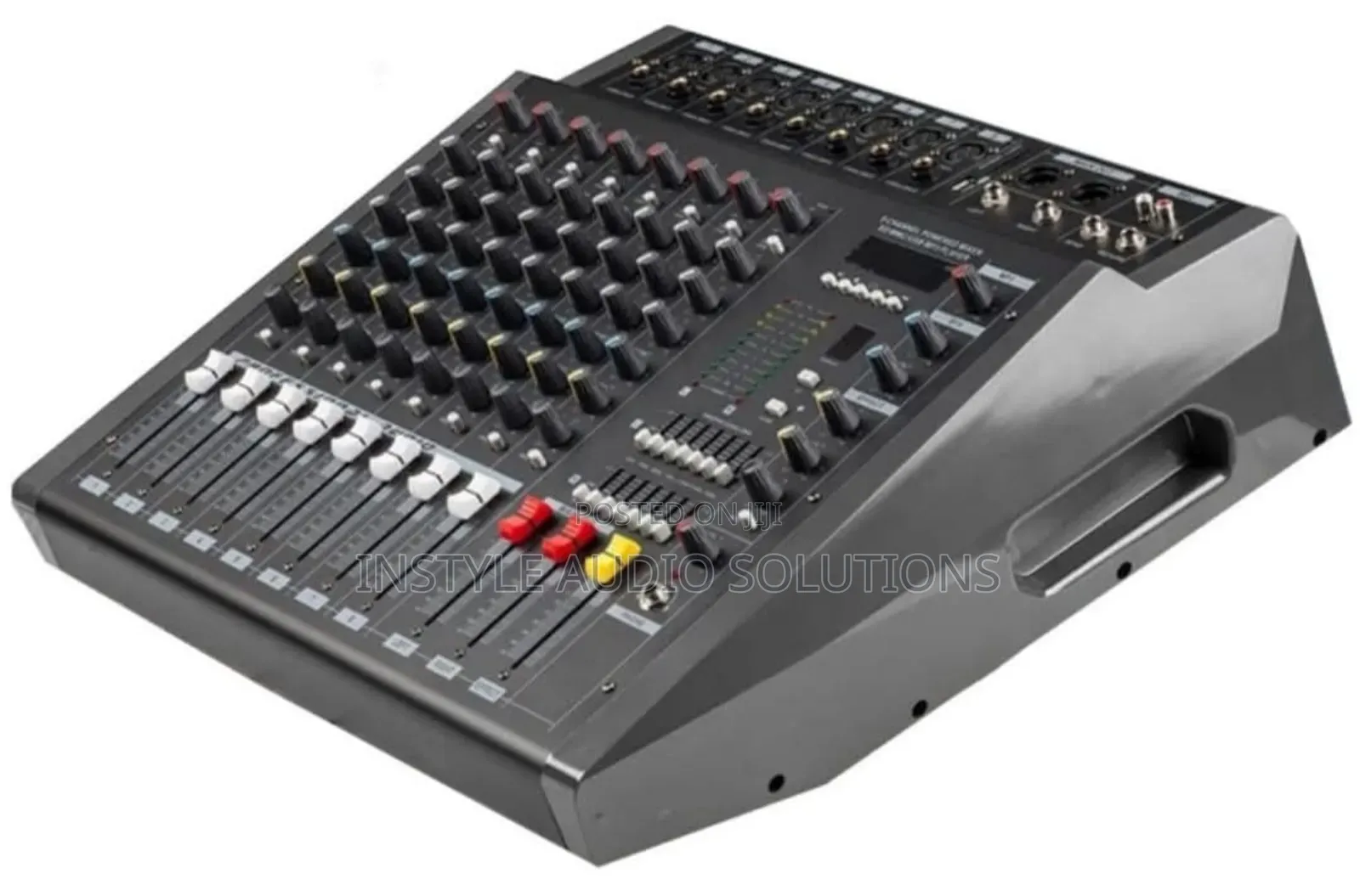 8 Channels Max Professional Powered Mixer Usb/Bt 1000 Watts Output