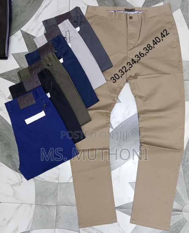 Gents Quality Khaki Trousers Size Size 30-42 - thumbnail 2