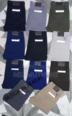 Gents Quality Khaki Trousers Size Size 30-42