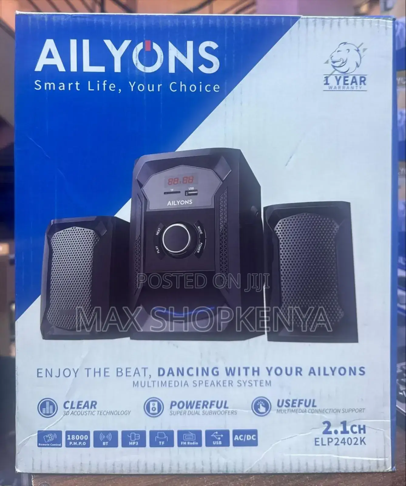 Ailyons 2.1ch Subwoofer
