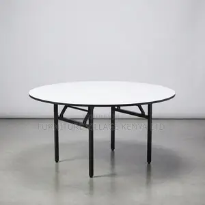 Office Table; Multi-purpose Round Folding Table