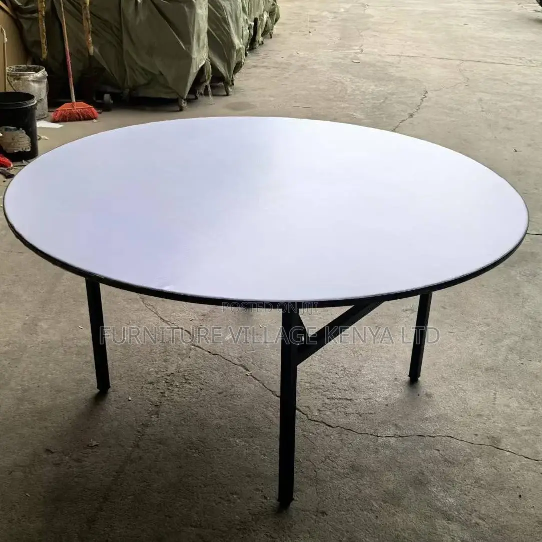 Office Table; Multi-purpose Round Folding Table