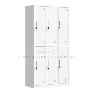 Office Cabinet; 6 Doors Metal Locker Storage Cabinet