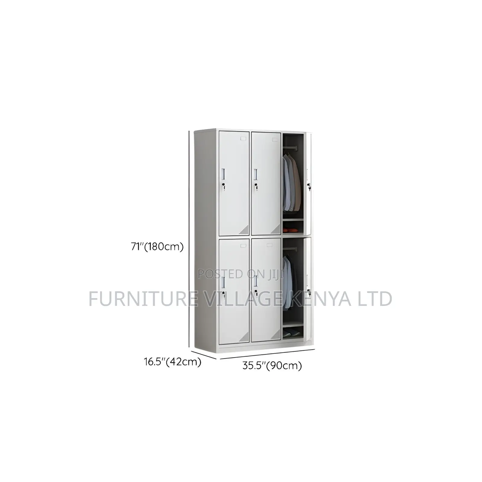 Office Cabinet; 6 Doors Metal Locker Storage Cabinet