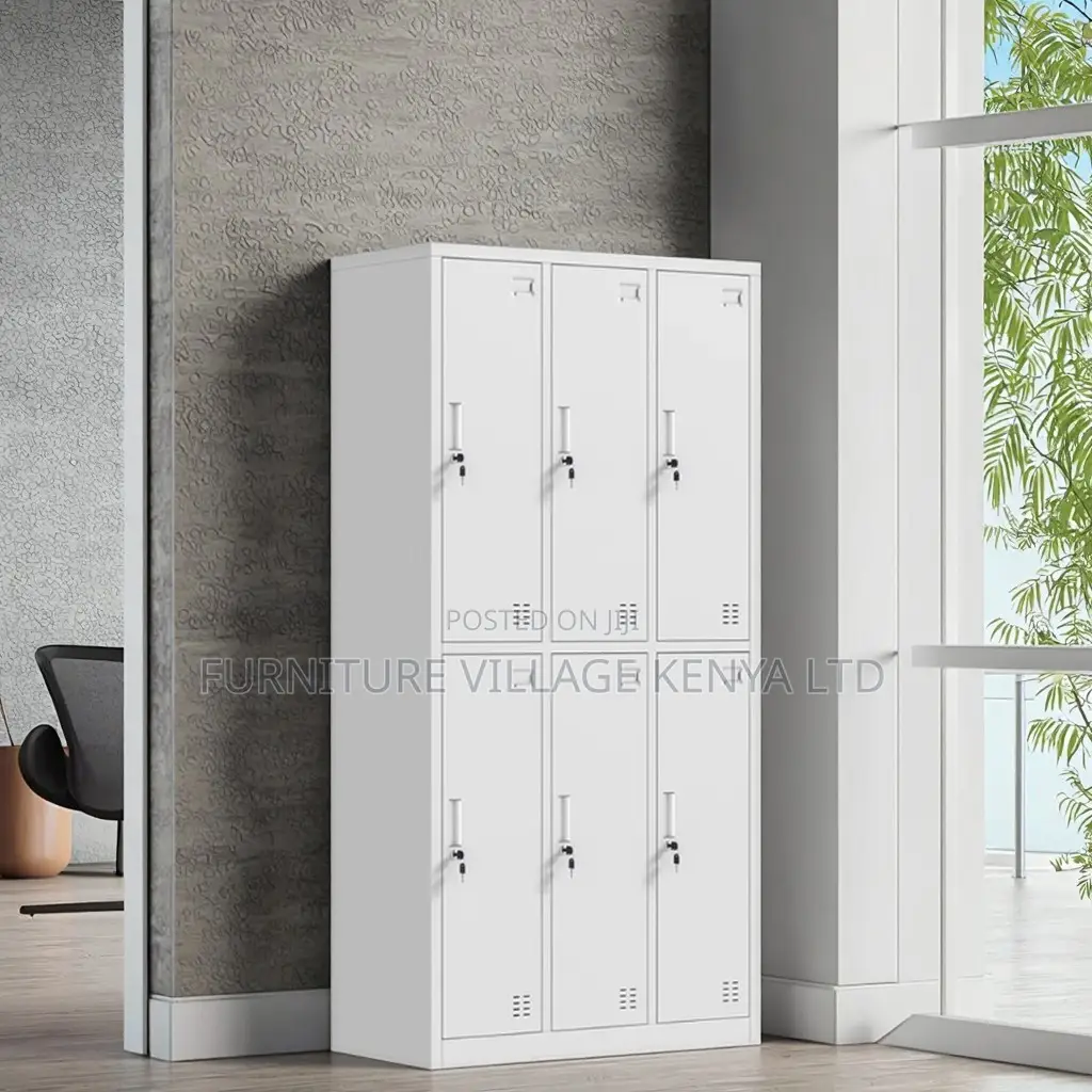 Office Cabinet; 6 Doors Metal Locker Storage Cabinet