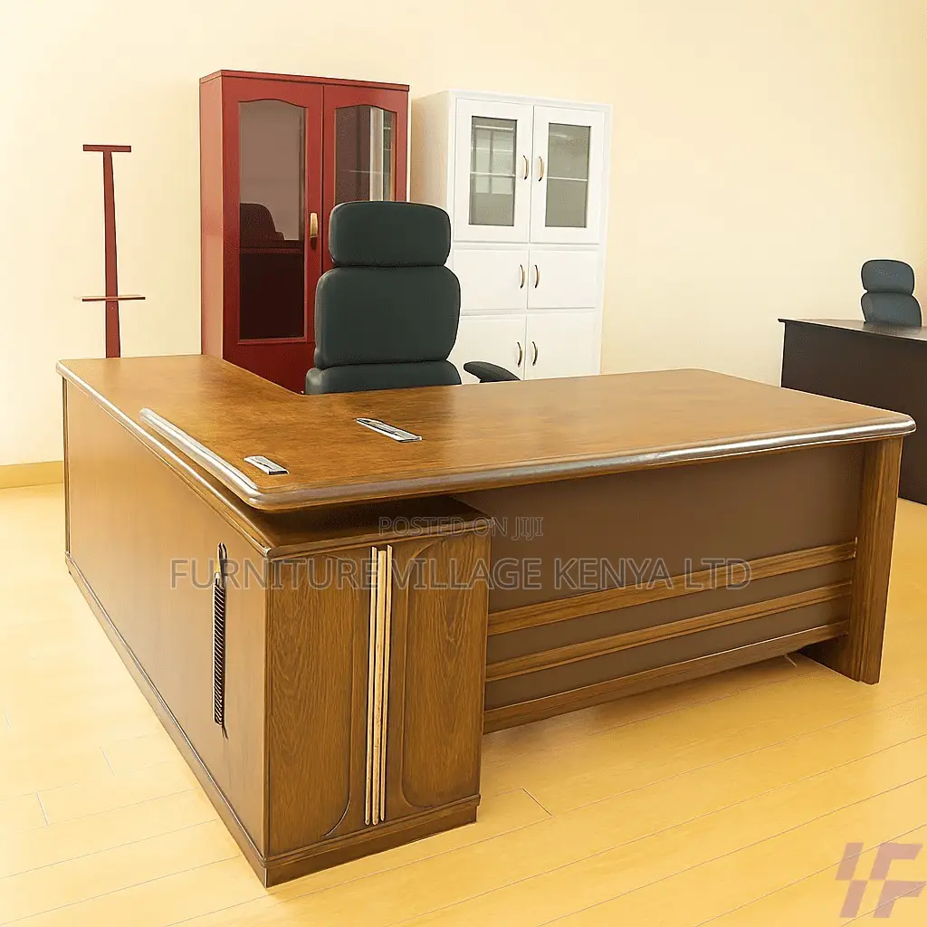 Office Desk ; 1800mm Executive L-shape Table