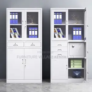 Office Cabinet; 2-door Metallic Office Cabinet