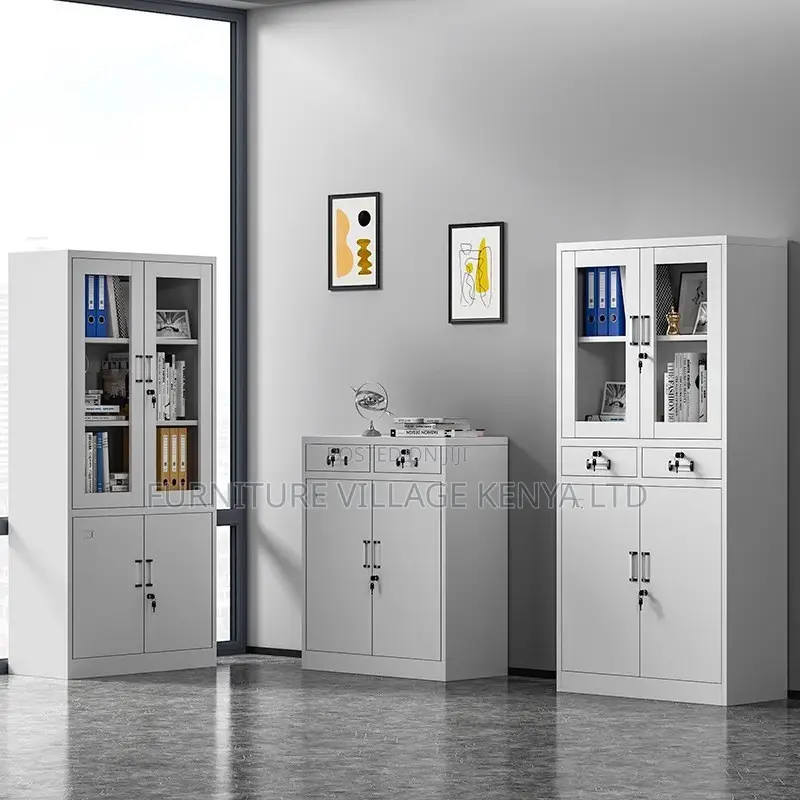 Office Cabinet; 2-door Metallic Office Cabinet