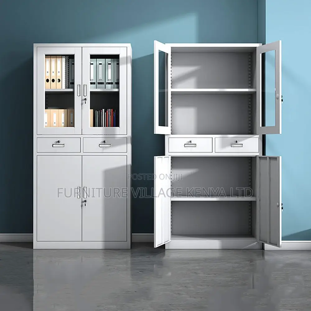 Office Cabinet; 2-door Metallic Office Cabinet