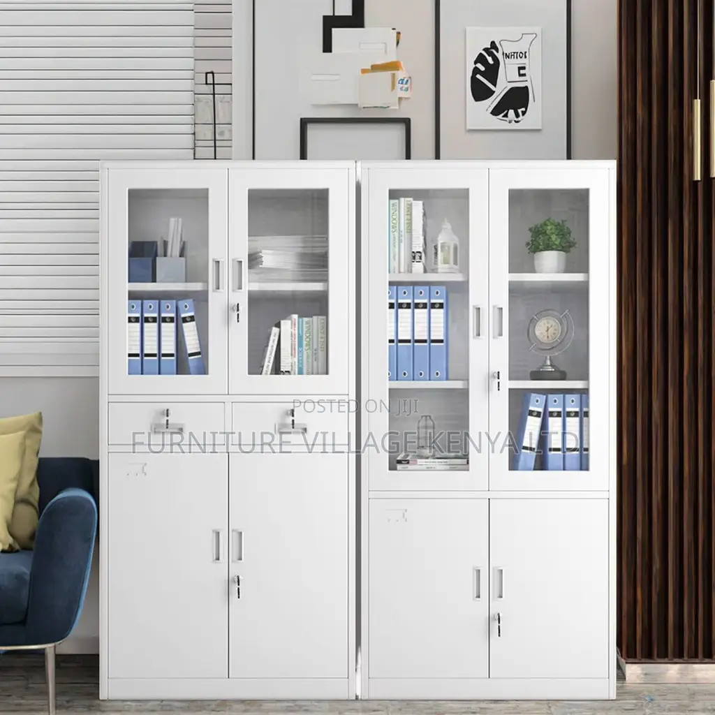 Office Cabinet; 2-door Metallic Office Cabinet