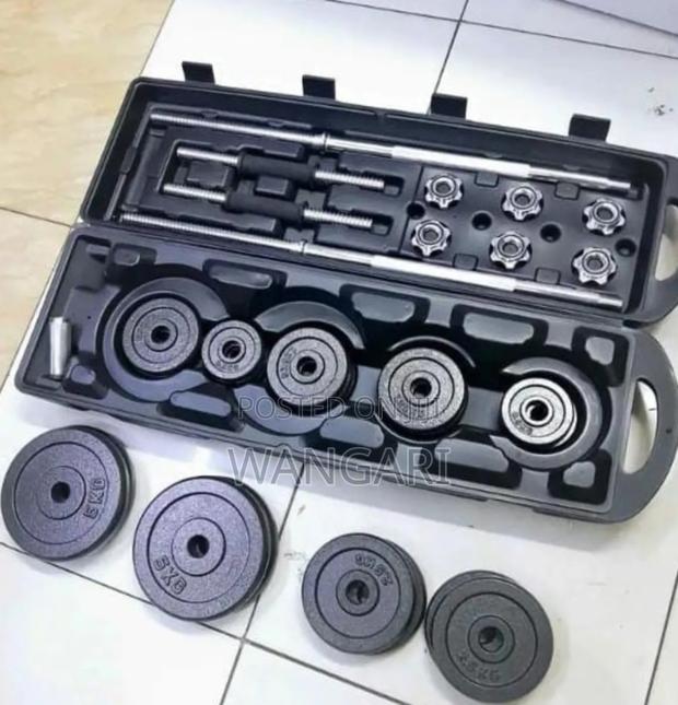 50kg Dumbell Set Chrome