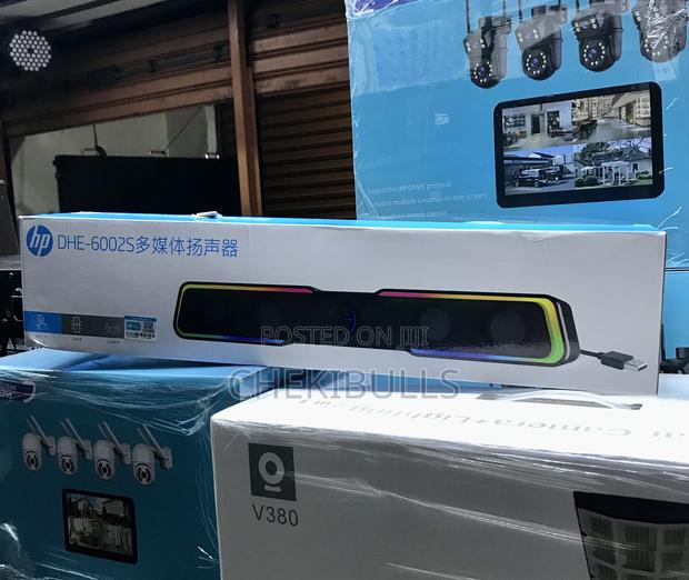 Hp Dhe-6002s Usb Desktop Speakers-10w Stereo Soundbar With RGB Effects