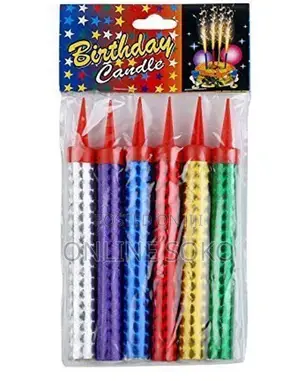 Birthday Cake Sparkler Candles Sparkling Fountain Firework Toppers