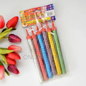 Birthday Cake Sparkler Candles Sparkling Fountain Firework Toppers