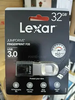 Lexar Jumpdrive Fingerprint F35 32gb Usb 3.0 Flash Drive
